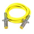 Grote ISO Straight Cord 15 ft., 12" Lead, Yello 81-2015-S