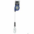 Falltech Self Retracting Lifeline, 420 lb, 8 ft L 82808SP1