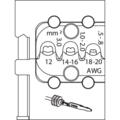 Gedore Module Insert For Lamellar Contacts 8140-20