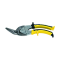 Klein Tools Journeyman Offset Snip -Straight Cutting, Straight/Wide Curves, 9-1/2", Steel J2102S