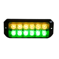 Buyers Products Amber/Green Dual Row 5 Inch LED Strobe Light 8891709