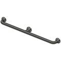 Deltana 36" L, Contemporary, Solid Brass, Grab Bar With Center Post, 88 Series Oil, Oil Rubbed Bronze 88GB3610B