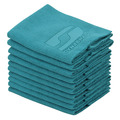 Dynabrade Microfiber Wipe, Teal, 12" X 12", PK10 90123