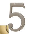 Baldwin Estate Satin Brass with Brown House Numbers 90675.060.CD