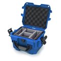 Nanuk Cases Case with Padded Divider, Blue, 908S-020BL-0A0 908S-020BL-0A0