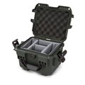 Nanuk Cases Case with Padded Divider, Olive, 908S-020OL-0A0 908S-020OL-0A0