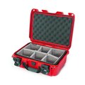 Nanuk Cases Case with Padded Divider, Red, 915S-020RD-0A0 915S-020RD-0A0