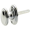 Omnia Oval Turn and Rose for Privacy Bolt Bright Chrome 9163/35TP.26