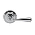 Omnia Lever 2-5/8" Rose Pass 2-3/8" BS T 1-3/4" Doors Bright Chrome 918 918/00B.PA2