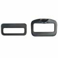 Kong Usa Autom.Buckle+Stop Square Ring Black 44mm 927F441N0XK