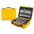 Nanuk Cases Case with Lid Org with Divider, Yellow, 930S-060YL-0A0 930S-060YL-0A0