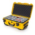 Nanuk Cases Case with Padded Divider, Yellow, 935S-020YL-0A0 935S-020YL-0A0