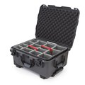 Nanuk Cases Case with Padded Divider, Graphite, 950S-020GP-0A0 950S-020GP-0A0