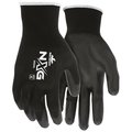 Mcr Safety Dipped Gloves, Black, XS, 12 PK 96699XS
