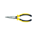 Klein Tools 6 5/8 in J203 Needle Nose Plier, Side Cutter Plastic Dipped Handle J203-6