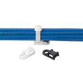 Panduit 3/4" L, 3/8" W, Black Plastic Cable Tie Mount, Package quantity: 1000 TA1S8-M30