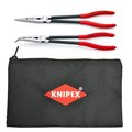 Knipex XL Long Needle Nose Pliers Set w/Keeper 9K 00 80 128 US