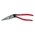 Knipex Long Nose Pliers, 8 3/4" Long Nose 25 deg 9O 21-150