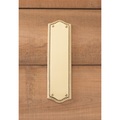 Brass Accents Trafalgar Push Plate, 2-3/4x11" A06-P0250-605