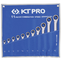 Kt Pro Tools Combination Speed Wrench Set, SAE 12 Piece A12101SR