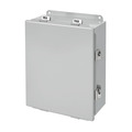 Nvent Hoffman Continuous Hinge with Clamps, Type 4, 14.00x8.00x6.00, Gray, Mild Stee A14086CHNF