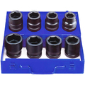 Kt Pro Tools 1" Drive Socket Set, Metric, 8 pcs A8403MP