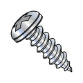 Zoro Select Concrete Screw, #12-14 Dia., Pan, 3 1/2 in L, Steel Zinc Plated, 500 PK 1256ABPP