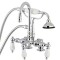 Kingston Brass Deck-Mount Clawfoot Tub Faucet, Polished Chrome, Deck Mount AE16T1