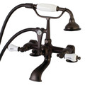 Kingston Brass Deck-Mount Clawfoot Tub Faucet, Oil Rubbed Bronze, Deck Mount AE207T5