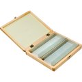 Barska Microscope Slides w/Wooden Case, PK100 AF11944