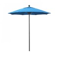 California Umbrella Patio Umbrella, Octagon, 96" H, Sunbrella Fabric, Canvas Cyan 194061004005