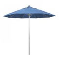 California Umbrella Patio Umbrella, Octagon, 103" H, Olefin Fabric, Frost Blue 194061005866