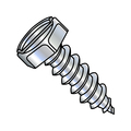 Zoro Select Self-Drilling Screw, 5/16"-20 x 1 in, Zinc Plated Steel Hex Head Slotted Drive, 500 PK 3116ASH