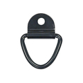 Buyers Products 1/4 Inch Forged Rope Ring With 1-Hole Integral Mounting Bracket Zinc Plated B21