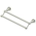 Deltana Double Towel Bar, Nobe Series Satin Nickel 24" BBN2006/24-15