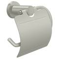 Deltana Toilet Paper Holder With Cover, Nobe Series Satin Nickel BBN2011-15