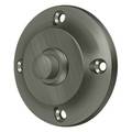 Deltana Bell Button, Round Contemporary Antique Nickel BBR213U15A