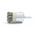 Brush Research Manufacturing BNH6T20 Knotted End-Banded Brush. .750" Dia., .020CS, .875" Trim Length, .250" Shank Diameter BNH6T20