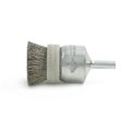 Brush Research Manufacturing BNS4T06 Solid End - Banded Brush. .500" Dia., .006CS, .875" Trim Length, .250" Shank Diameter BNS4T06