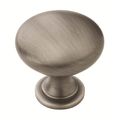 Amerock BP53005AS-10PACK 1-1/4" (32 mm) Diameter Value Cab Knob Antique Silver BP53005AS-10PACK