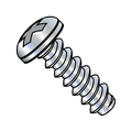 Zoro Select Self-Drilling Screw, #12-14 x 1-1/2 in, Zinc Plated Steel Pan Head Phillips Drive, 2000 PK 1224BPP