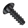 Zoro Select Self-Drilling Screw, #10-16 x 1 in, Black Oxide Steel Truss Head Phillips Drive, 4000 PK 1016BPTB