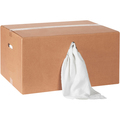 Partners Brand Box of Terry Cloth Rags, 14" x 17", White, 170/Case, 25 Lbs/Case BR113