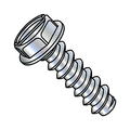 Zoro Select Self-Drilling Screw, 1/4"-14 x 1-1/4 in, Zinc Plated Steel Hex Head Slotted Drive, 2000 PK 1420BSW