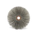 Brush Research Manufacturing C4S08C 4" Dia. Copper Center Wheel, .008 SS, 1/2" Arbor Hole, 1.562 Trim, .625 Face Width C4S08C