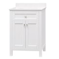 Cahaba Juniper 24" x 21" Vanity White, Cu CA101016