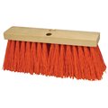 Kraft Tool Heavy Duty Orange Sweeping Broom Hea, 16 CC264-01