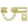 Deltana Door Guard, Chain / Doorbolt Bright Brass CDG35U3