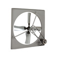 Tpi Industrial Commercial Exhaust Fan, 42", Belt-Drive, 120V, 3/4HP, 1-Phase, Gray CE-42B