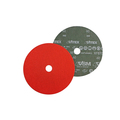 Vsm Fiber Disc, Ceramic, 24 Grit, 3", Red, PK25 150177